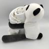 Doudou panda avec couverture plaid GRAIN DE BLE