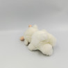 Doudou peluche vache blanche JEMINI