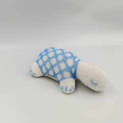 Peluche tortue blanche bleu BOULGOM