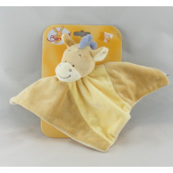 Doudou ane cheval zébre beige bleu BENGY