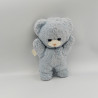 Ancien Doudou Peluche ours bleu BOULGOM