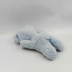 Ancien Doudou Peluche ours bleu BOULGOM