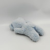 Ancien Doudou Peluche ours bleu BOULGOM