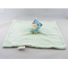 Doudou plat vert bleu ours bleu P'TIT DODO CANDIDE