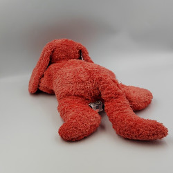 Doudou peluche chien rouge AJENA