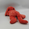 Doudou peluche chien rouge AJENA