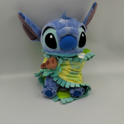 Doudou peluche Stitch avec couverture Lilo et Stitch DISNEY BABIES