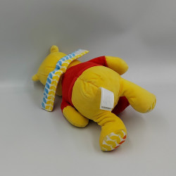 Doudou musical winnie l'ourson rouge jaune coeur miel DISNEY NICOTOY
