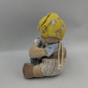 DOUDOU MUSICAL POUPÉE GARÇON PIRATE JOE BEIGE JAUNE BLEU