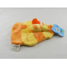 Doudou plat ruche abeille rouge orange UN REVE DE BEBE LUTOUDOUS