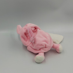 Doudou lapin rose coquille mouchoir Pâques BABY NAT