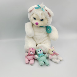 Ancienne Peluche ours blanc Puppy Surprise HASBRO 1991
