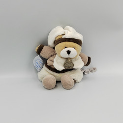 Doudou et compagnie ours blanc beige marron Graines de doudou