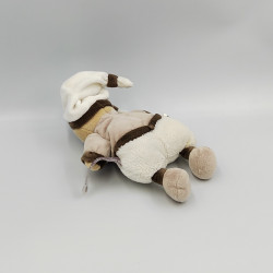 Doudou et compagnie ours blanc beige marron Graines de doudou