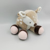 Doudou faon biche beige marron rose NATTOU