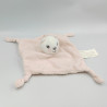Doudou plat chat rose BRIOCHE LA HALLE