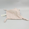 Doudou plat chat rose BRIOCHE LA HALLE