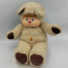 Ancienne Peluche ours beige marron Nombrilou AJENA Vintage'