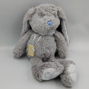 Doudou lapin gris bleu OSCAR J-LINE