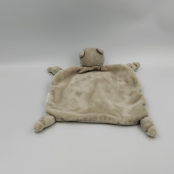 Doudou plat ours gris beige My Best Friend GRAIN DE BLE