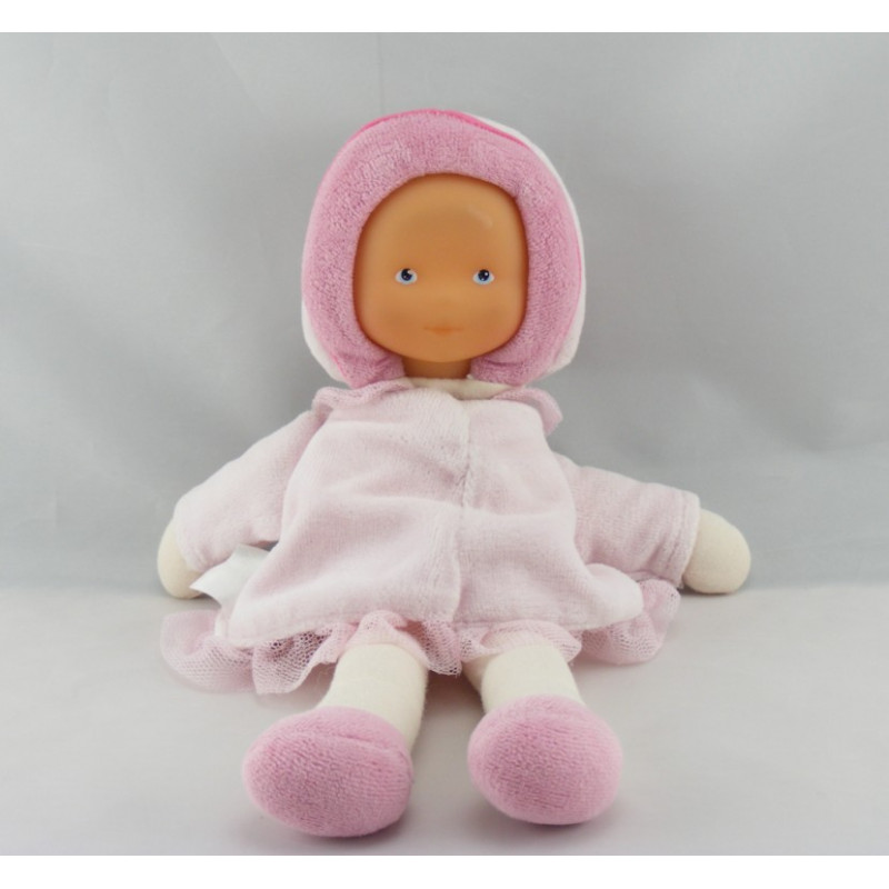 Doudou poupée bébé Mademoiselle rose COROLLE