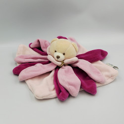 DOUDOU ET COMPAGNIE COLLECTOR OURS FLEUR PÉTALE ROSE