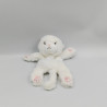 Doudou plat chat blanc rose ORCHESTRA PREMAMAN