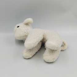 Ancienne peluche mouton blanc BOULGOM