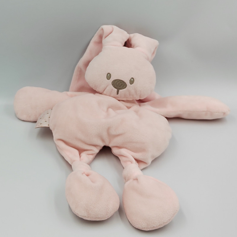 Doudou lapin rose Lapidou NATTOU