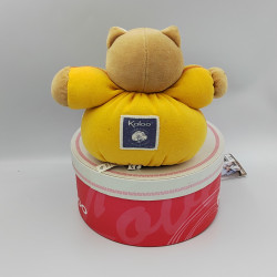 Doudou chat jaune Bisous Créations Tendres KALOO