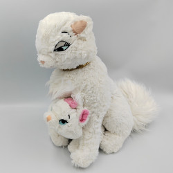Peluche chat blanc Duchesse avec Marie Les Aristochats DISNEYLAND
