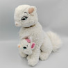 Peluche chat blanc Duchesse avec Marie Les Aristochats DISNEYLAND