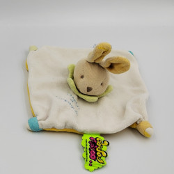 Doudou et compagnie plat lapin blanc orange bleu vert TATOO
