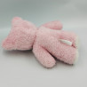 Ancienne peluche doudou ours rose NOUNOURS