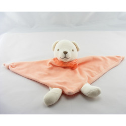 Doudou plat triangle ours rose mon premier NOUNOURS