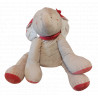 Doudou géant éléphant gris rose Anna et Pili NOUKIE'S