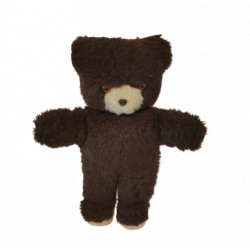 Grande ancienne peluche ours marron AJENA