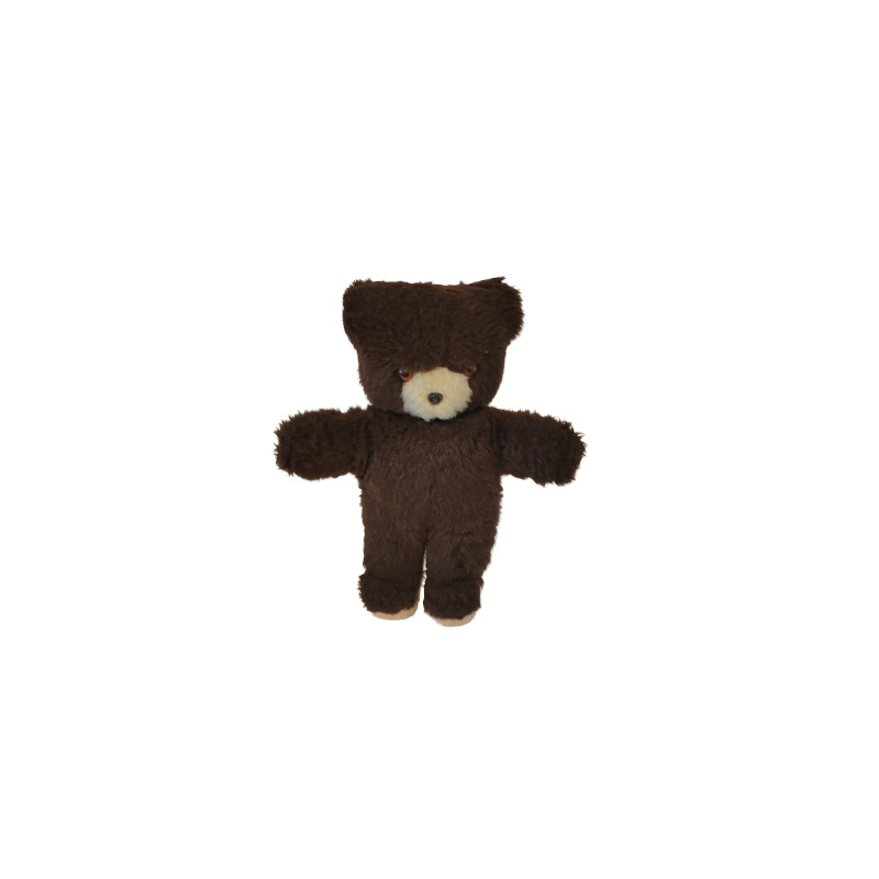 Grande ancienne peluche ours marron AJENA