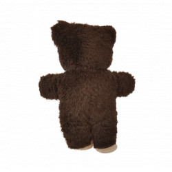 Grande ancienne peluche ours marron AJENA