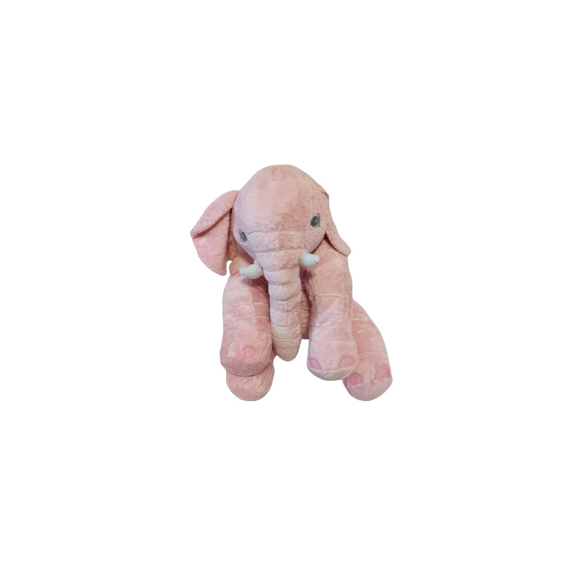 Doudou géant éléphant rose TOY