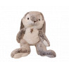 Grand Doudou Peluche lapin marron blanc HISTOIRE D'OURS