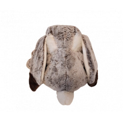 Grand Doudou Peluche lapin marron blanc HISTOIRE D'OURS