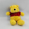 Doudou peluche Winnie l'ourson jaune rouge tout doux DISNEY NICOTOY
