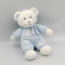 Doudou luminescent ours blanc bleu étoiles Simba Toys NICOTOY