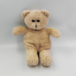 Doudou peluche ours beige