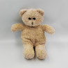 Doudou peluche ours beige