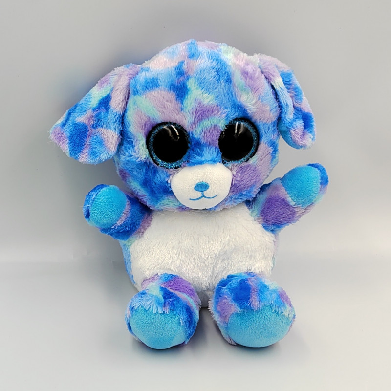 Doudou peluche chien bleu Brilloo Pets GIPSY