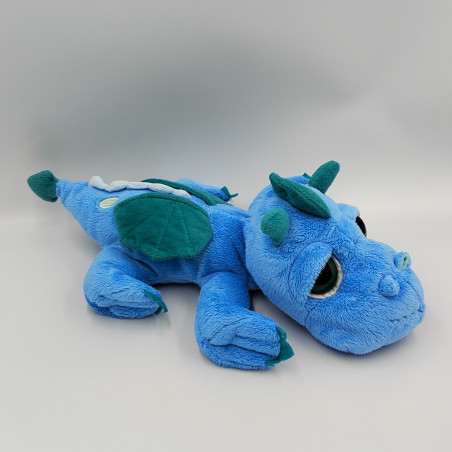 Doudou peluche dragon bleu SUKI