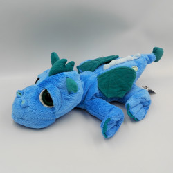 Doudou peluche dragon bleu SUKI