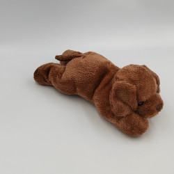 Doudou chiot chien marron couché MAX ET SAX